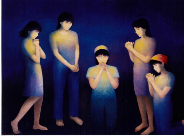 「創展」出展作品 「祈り」