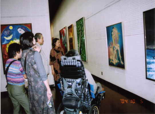 批評していただいている様子